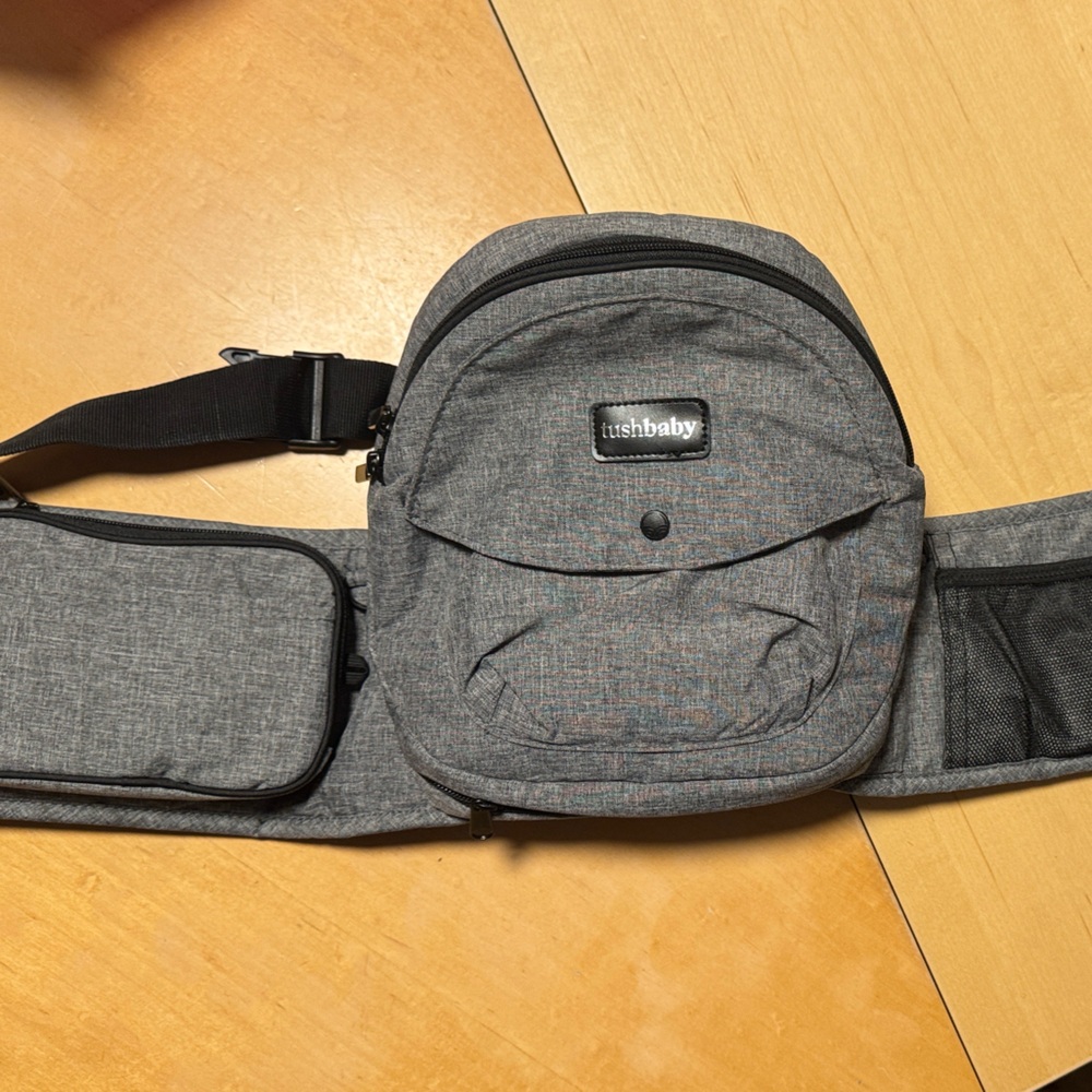 Lushbaby Gray Kids Accessory Bag